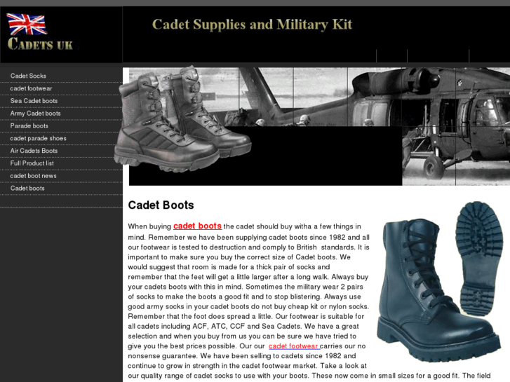 www.cadetboots.co.uk