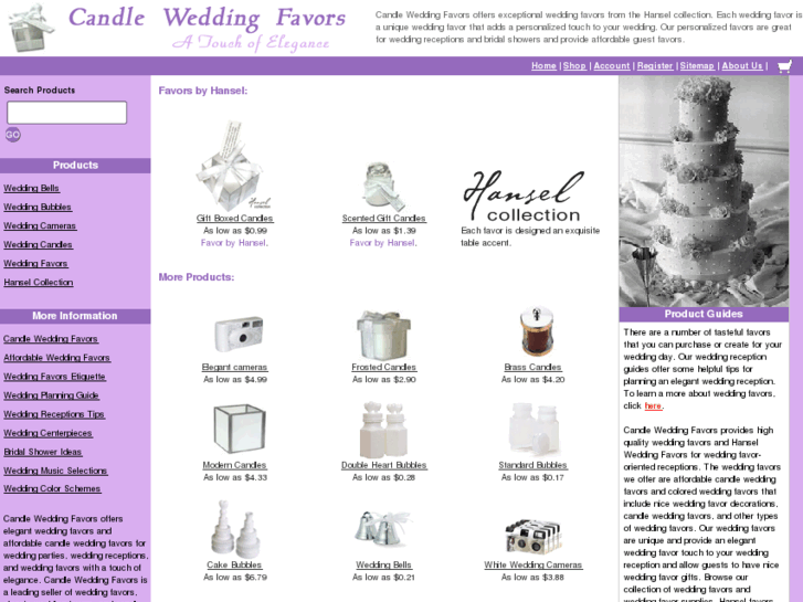 www.candle-wedding-favors.com