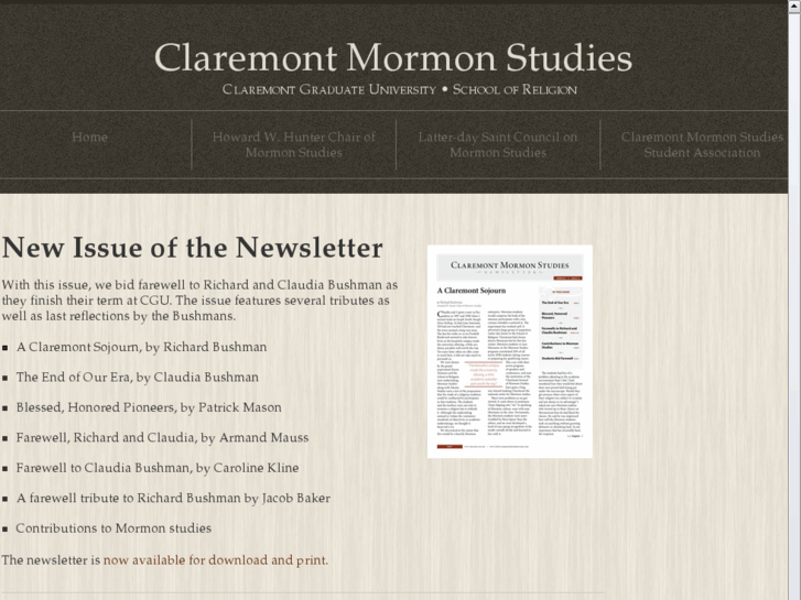 www.claremontmormonstudies.com