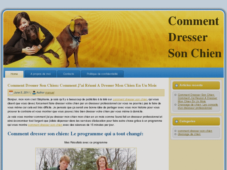 www.commentdressersonchien.org