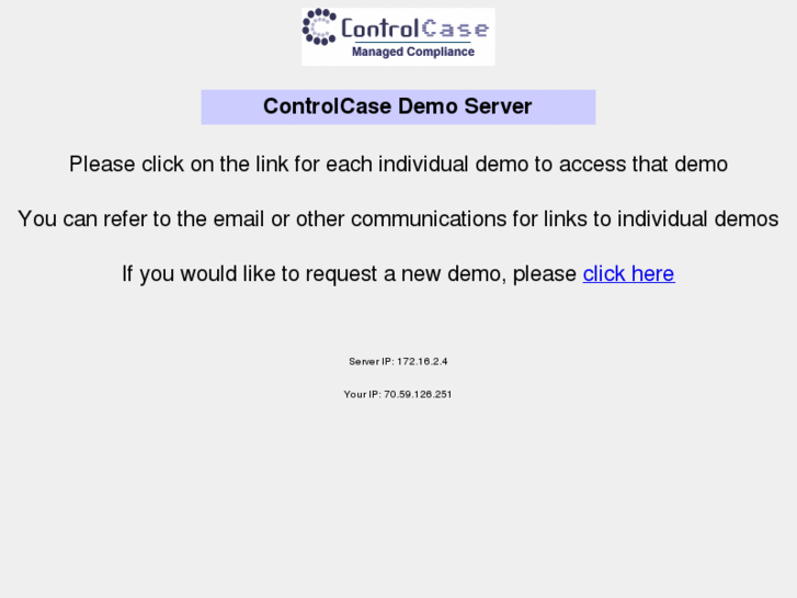 www.controlcasedemo.com