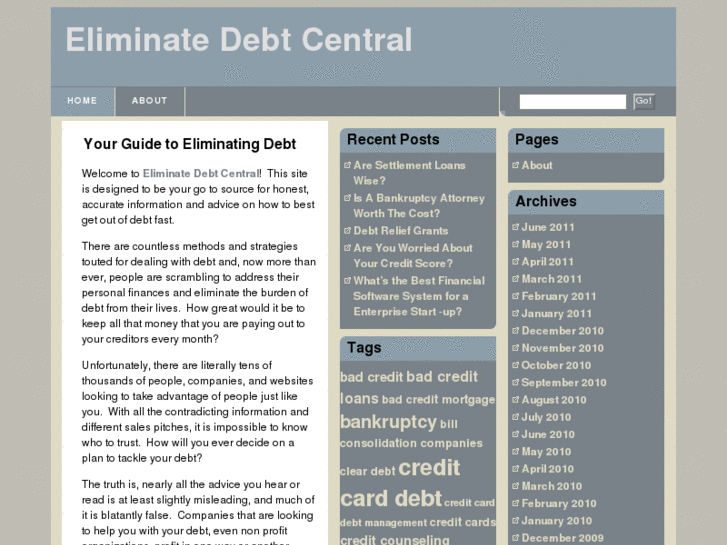 www.eliminatedebtcentral.com