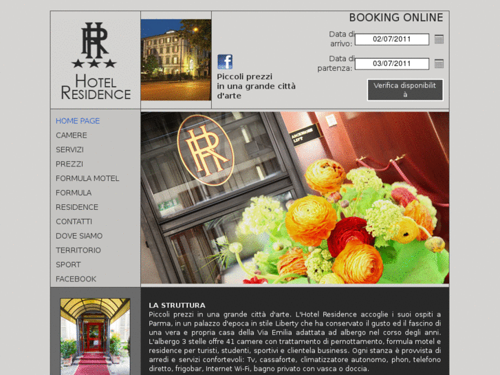 www.hotelresidenceparma.com