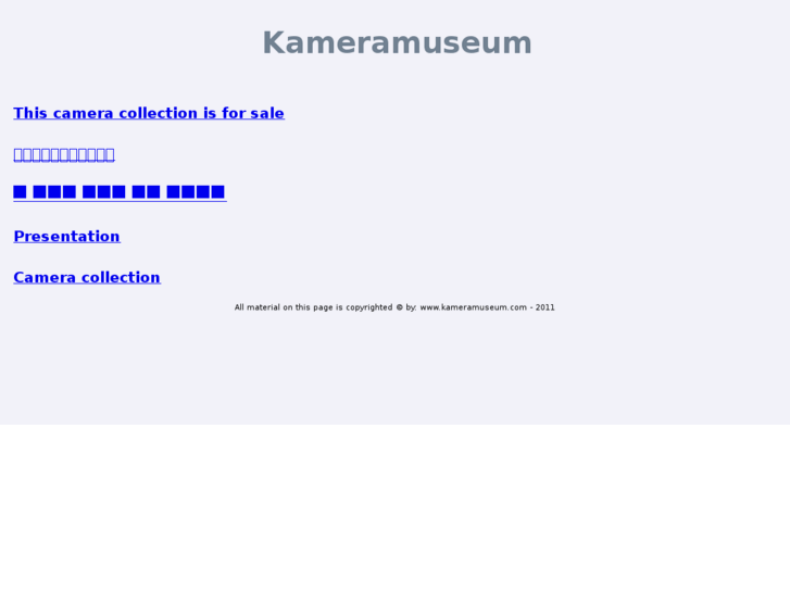 www.kameramuseum.com