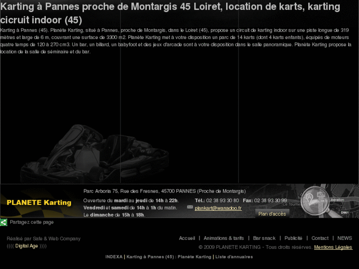 www.planete-karting-45.com