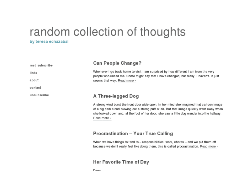 www.randomcollectionofthoughts.com