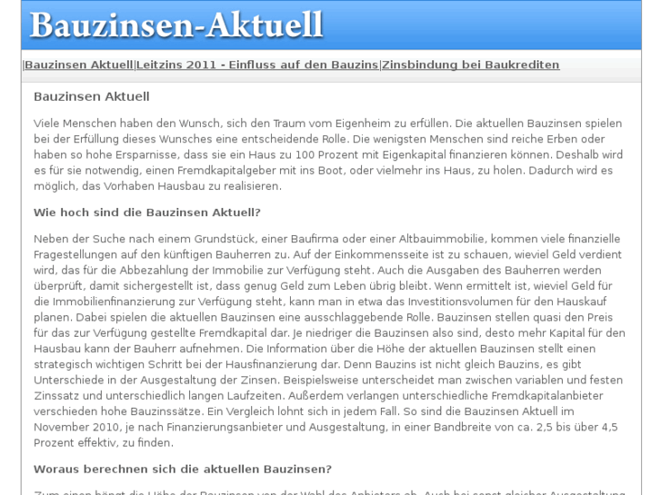 www.bauzinsen-aktuell.org