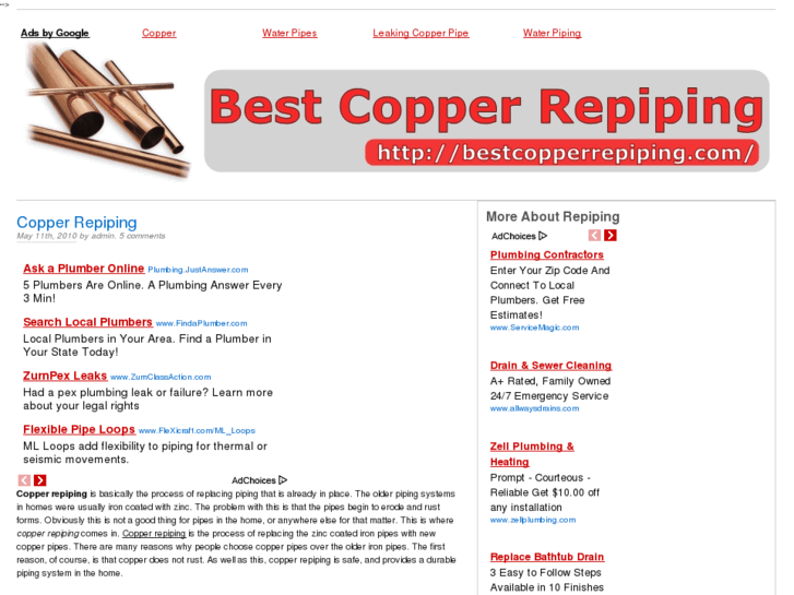 www.bestcopperrepiping.com