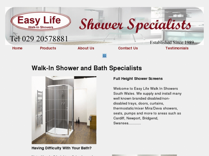 www.easylifeshowers.co.uk