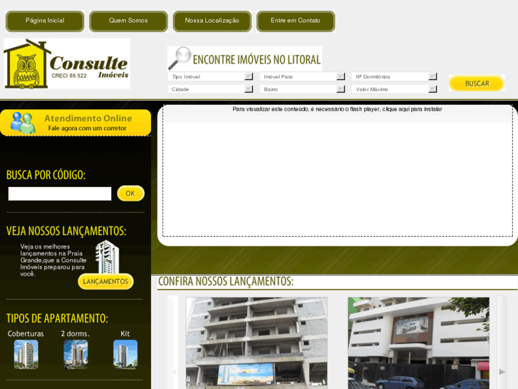 www.imobiliariasnolitoral.net