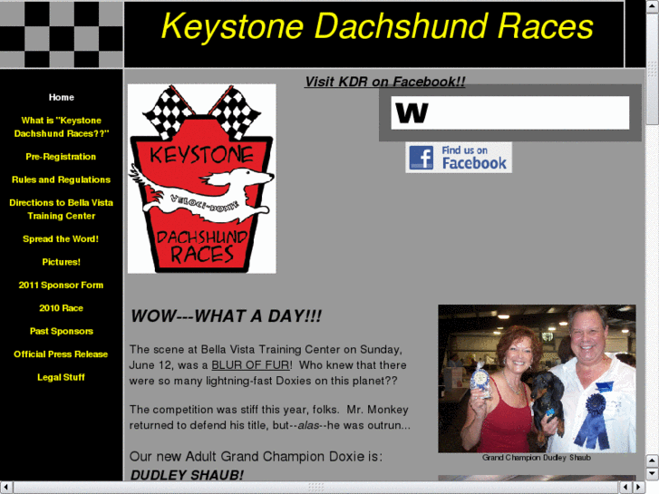 www.keystonedachshundraces.com