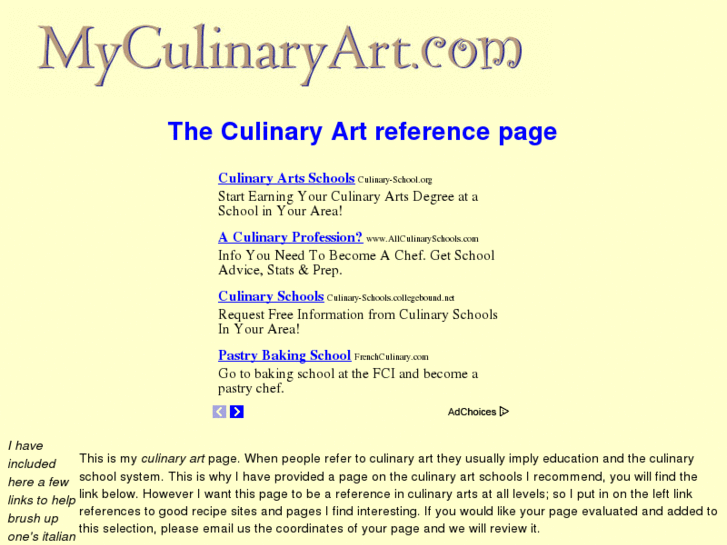 www.myculinaryart.com