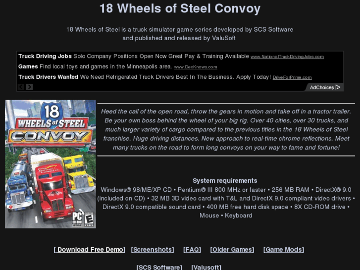 www.18wheelsofsteelconvoy.com