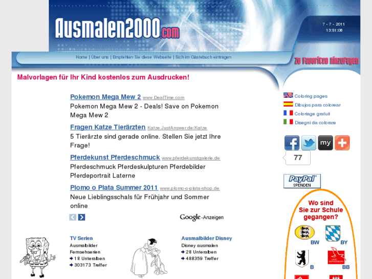 www.ausmalen2000.com