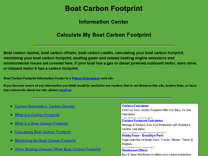 www.boatcarbonfootprint.com