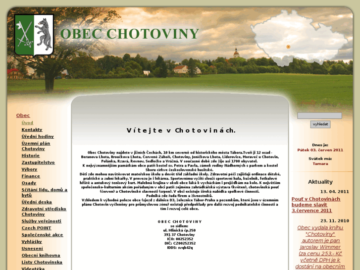 www.chotoviny.cz