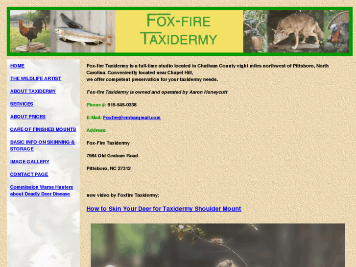 www.foxfiretaxidermy.com