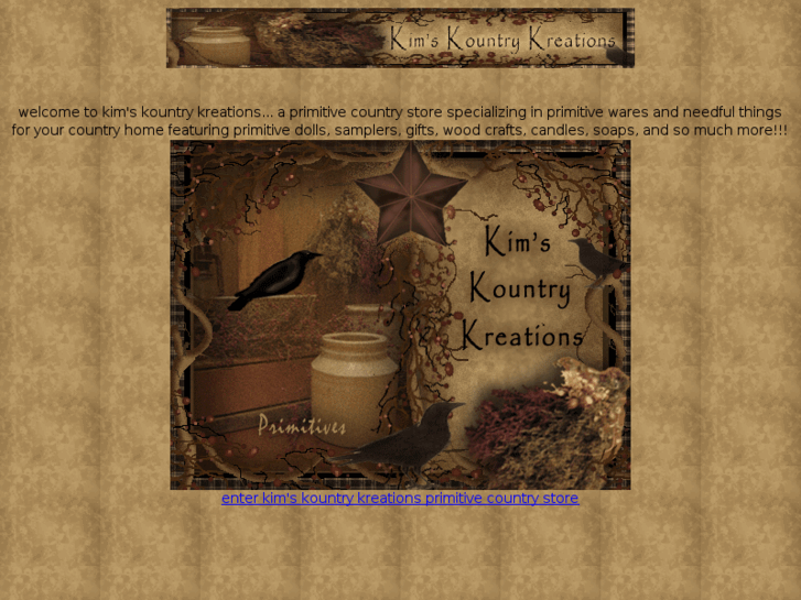 www.kimskountrykreations.com