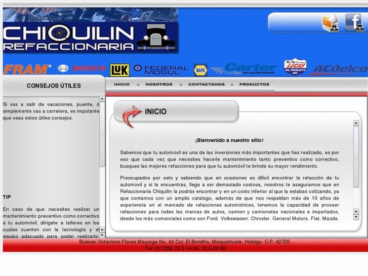 www.refaccionariachiquilin.com