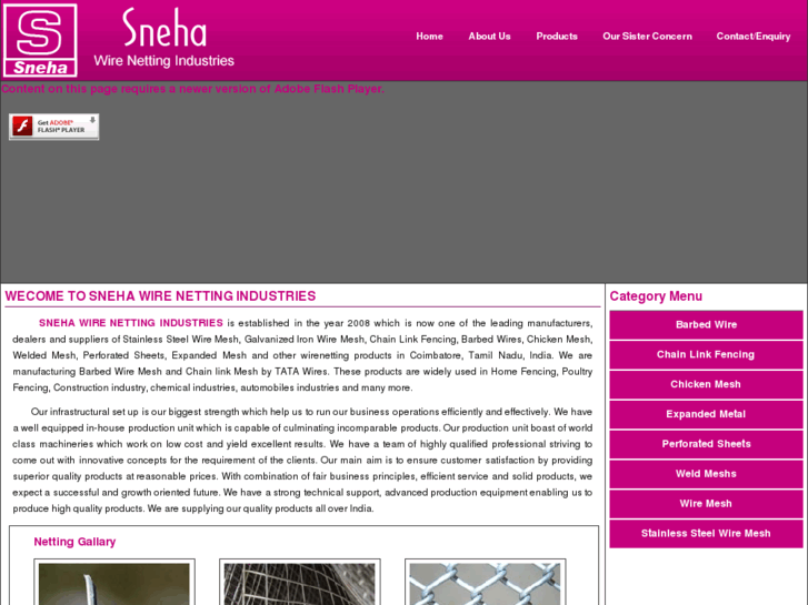 www.snehawirenetting.com