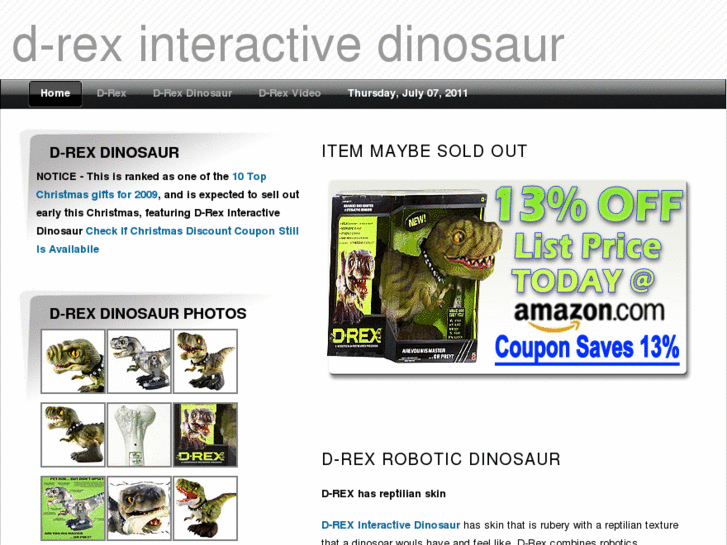 www.d-rex-interactive-dinosaur.com