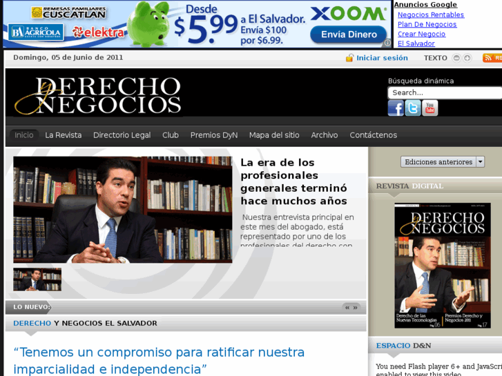 www.derechoynegocios.net