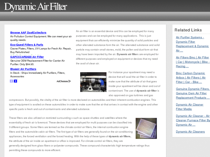 www.dynamicairfilter.org