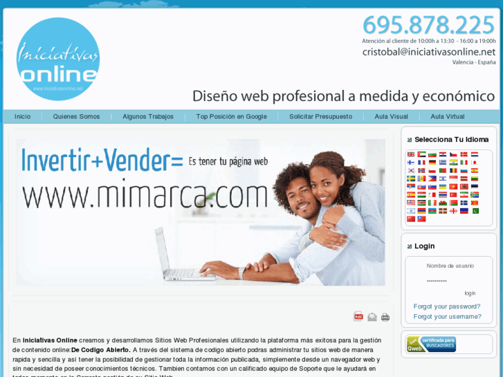 www.iniciativasonline.net