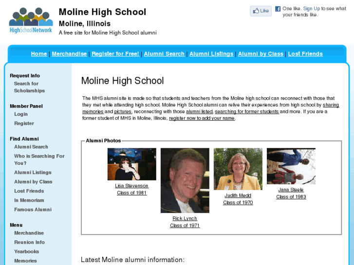 www.molinehighschoolalumni.com