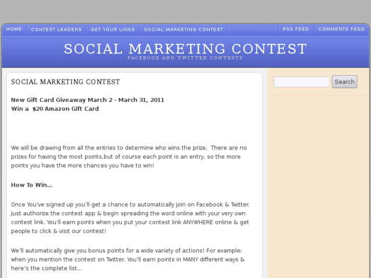 www.socialmarketingcontest.com