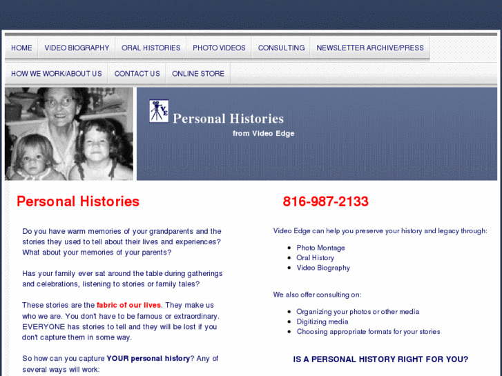 www.vepersonalhistories.com