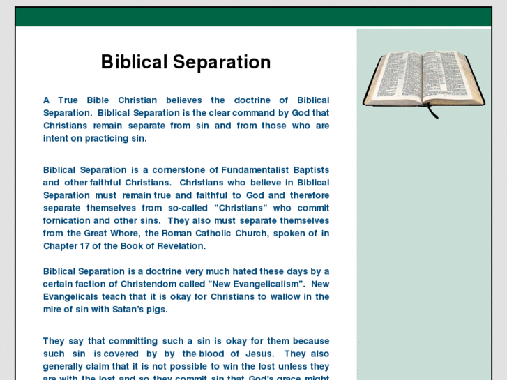 www.biblicalseparation.com