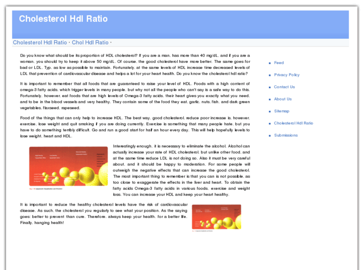 www.cholesterolhdlratio.info