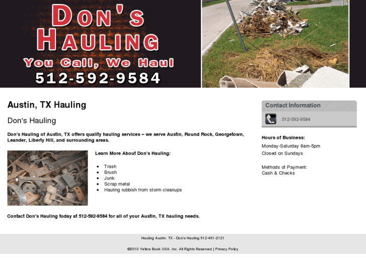 www.donshaulingaustinroundrocktx.com