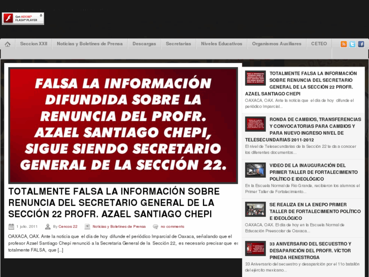 www.seccion22.org.mx