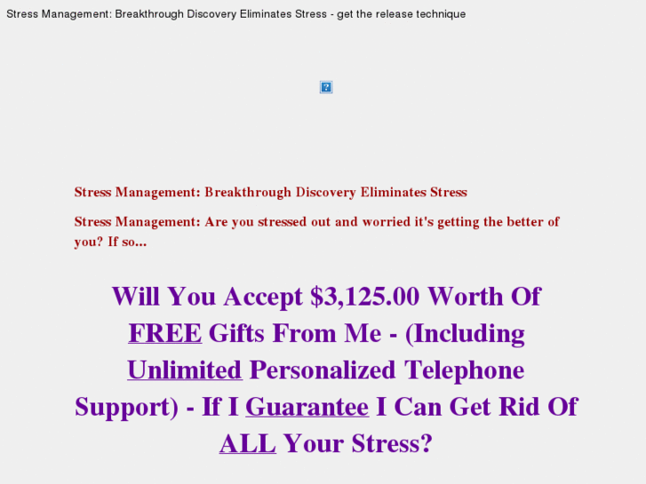 www.stressrelief.biz