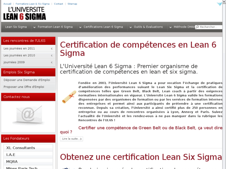 www.universite-lean-sigma.com