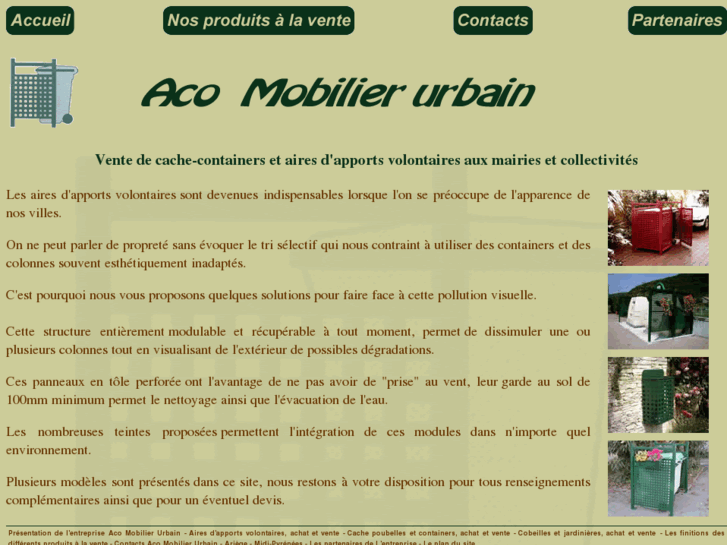 www.aco-mobilier-urbain.com