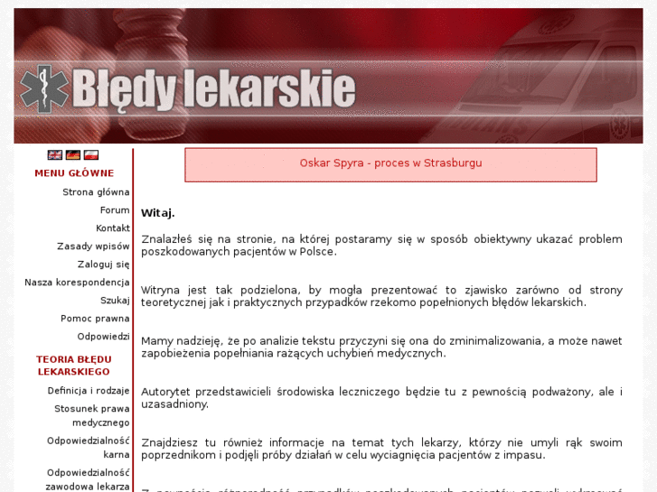 www.bledylekarskie.pl