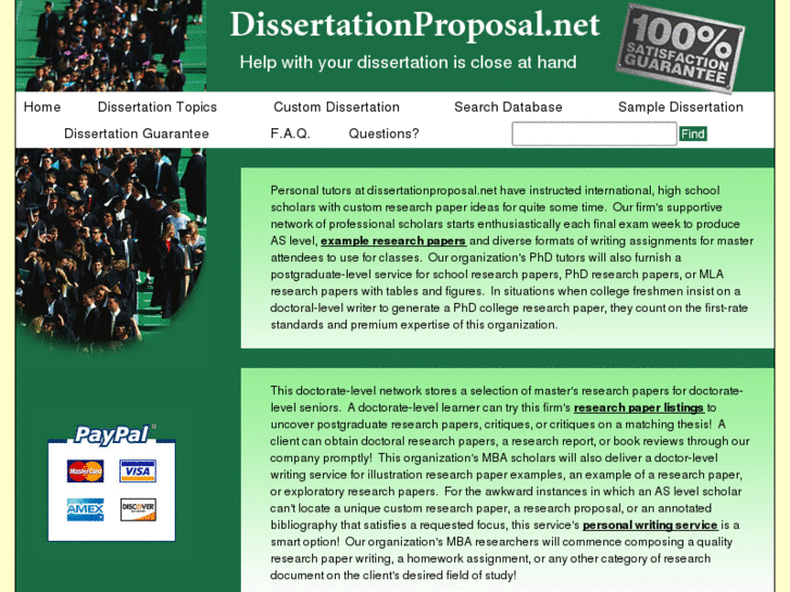 www.dissertationproposal.net