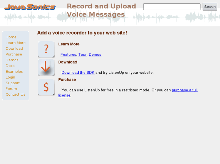 www.javasonics.com