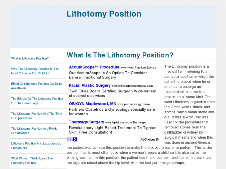 www.lithotomyposition.net