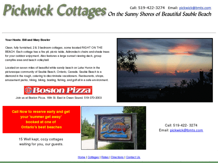 www.pickwickcottages.com