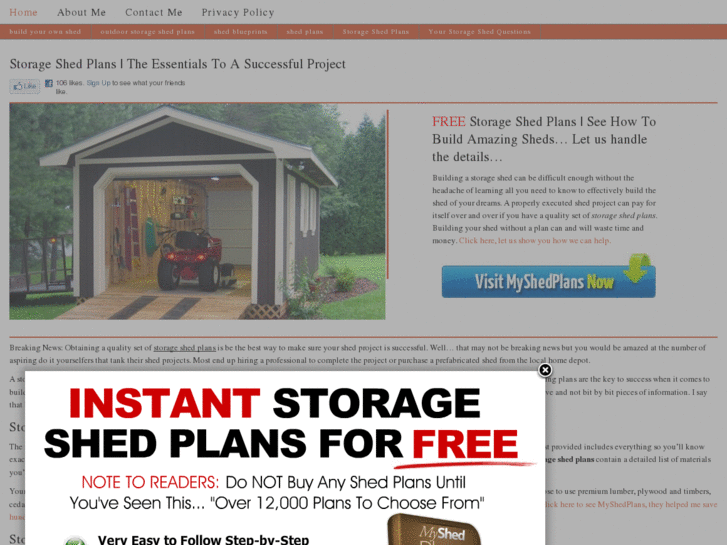 www.storageshedplans.co