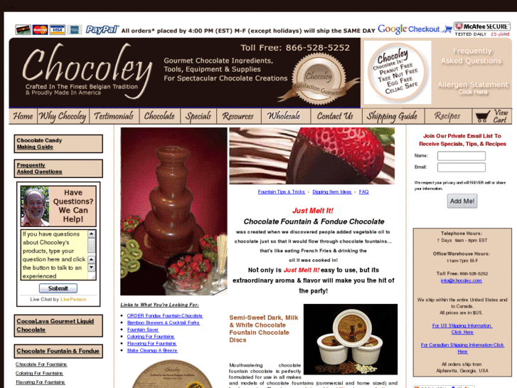 www.bestfountainfonduechocolate.com