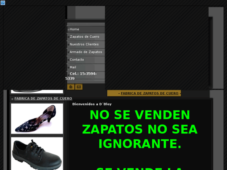 www.fabricadezapatosdecuero.com