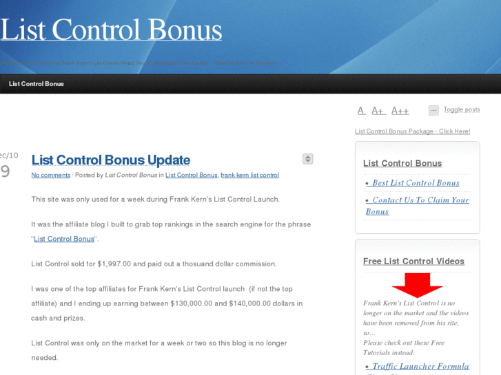 www.listcontrolbonus.com