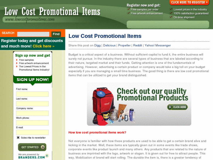 www.lowcostpromoitems.com