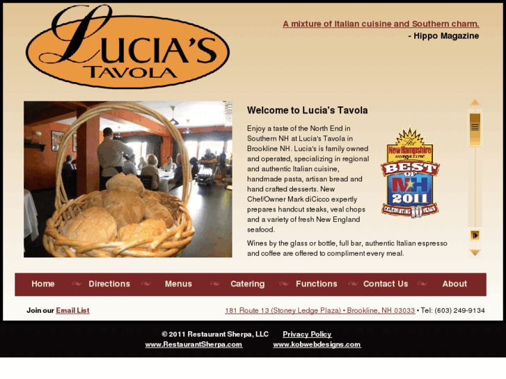 www.luciastavola.com