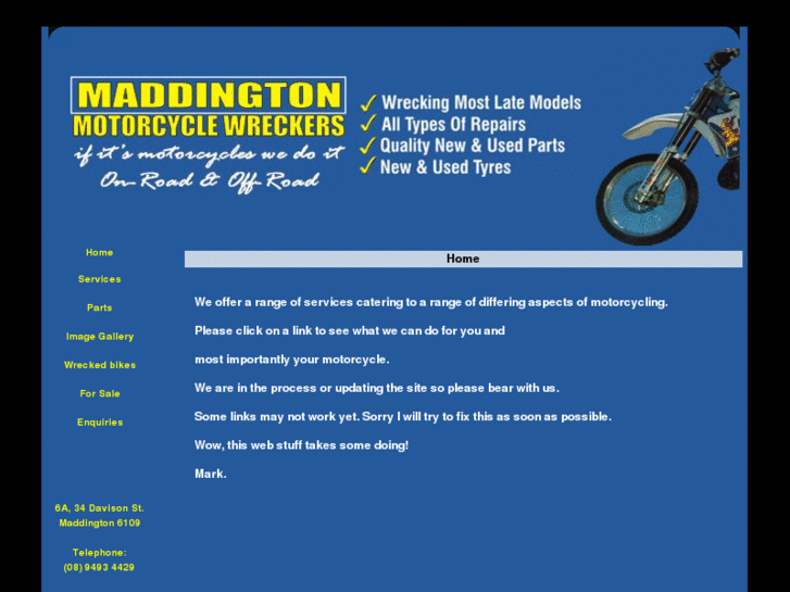 www.maddingtonmotorcyclewreckers.com